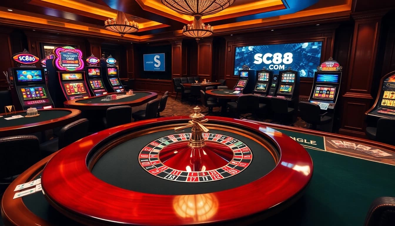 Play at SC88.COM and experience the excitement of casino gaming with engaging roulette tables and dynamic visuals.