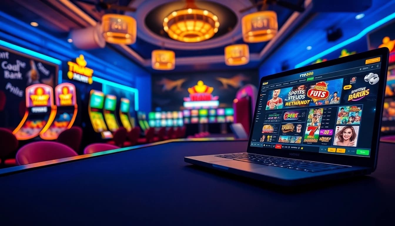 TR88 Trang chủ - Exciting online gambling experience showcasing diverse gaming options including casino, sports betting, and interactive interfaces.