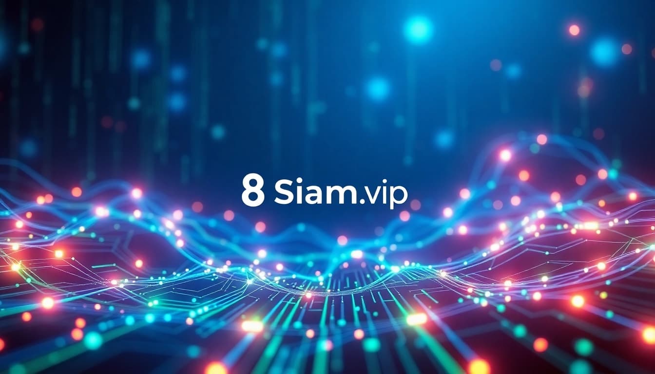 เว็บไซต์ 8siam.vip ที่แสดงความเชื่อมโยงออนไลน์ใหม่ด้วยโลโก้