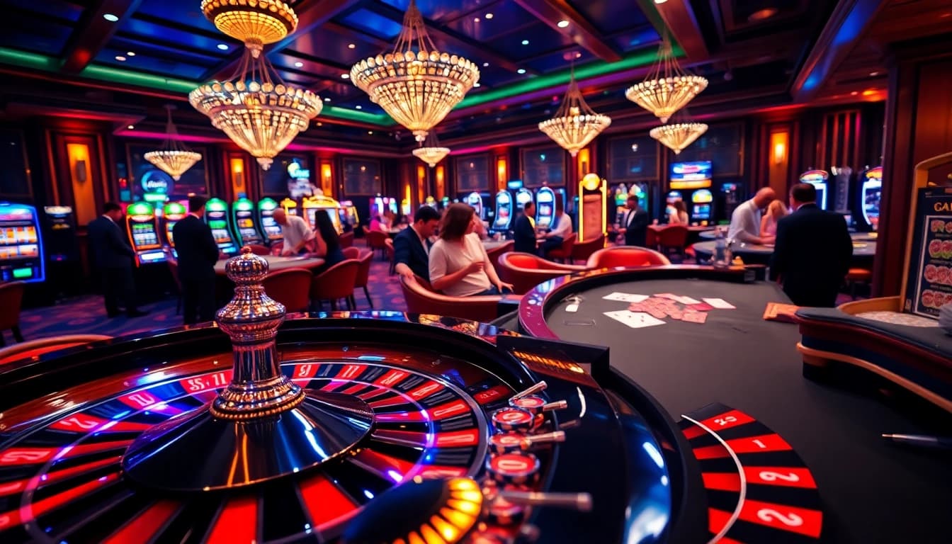 Experience thrill at Nhà Cái DEBET with vibrant casino tables and exciting gameplay.