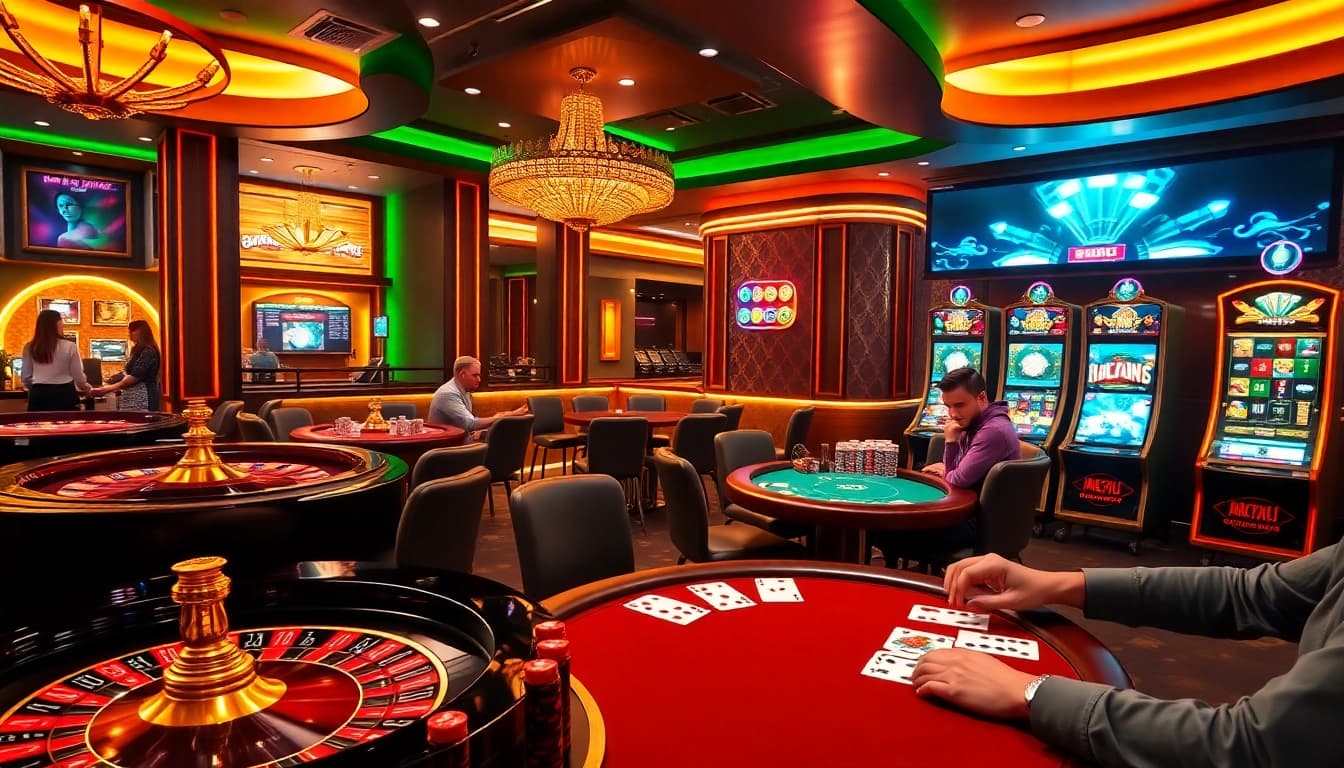 Players enjoying the bdtk1 app at a luxurious casino table, showcasing excitement and strategy.