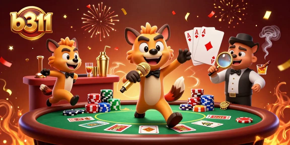 Os hienas do b311 divertem-se em um clube de cassino, misturando a ação com muita diversão!
