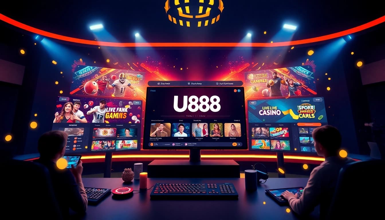 Exciting gaming environment at UU88 showcasing sports betting and live casino.