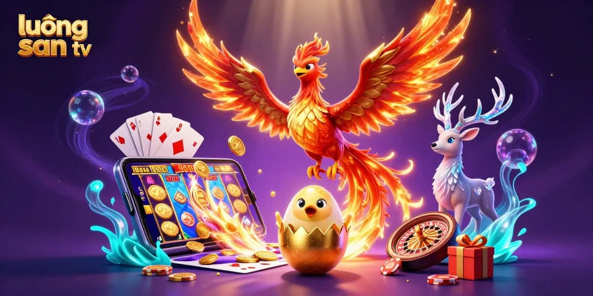 Engage with lương sơn tv by enjoying a vivid 3D phoenix-themed gambling adventure.
