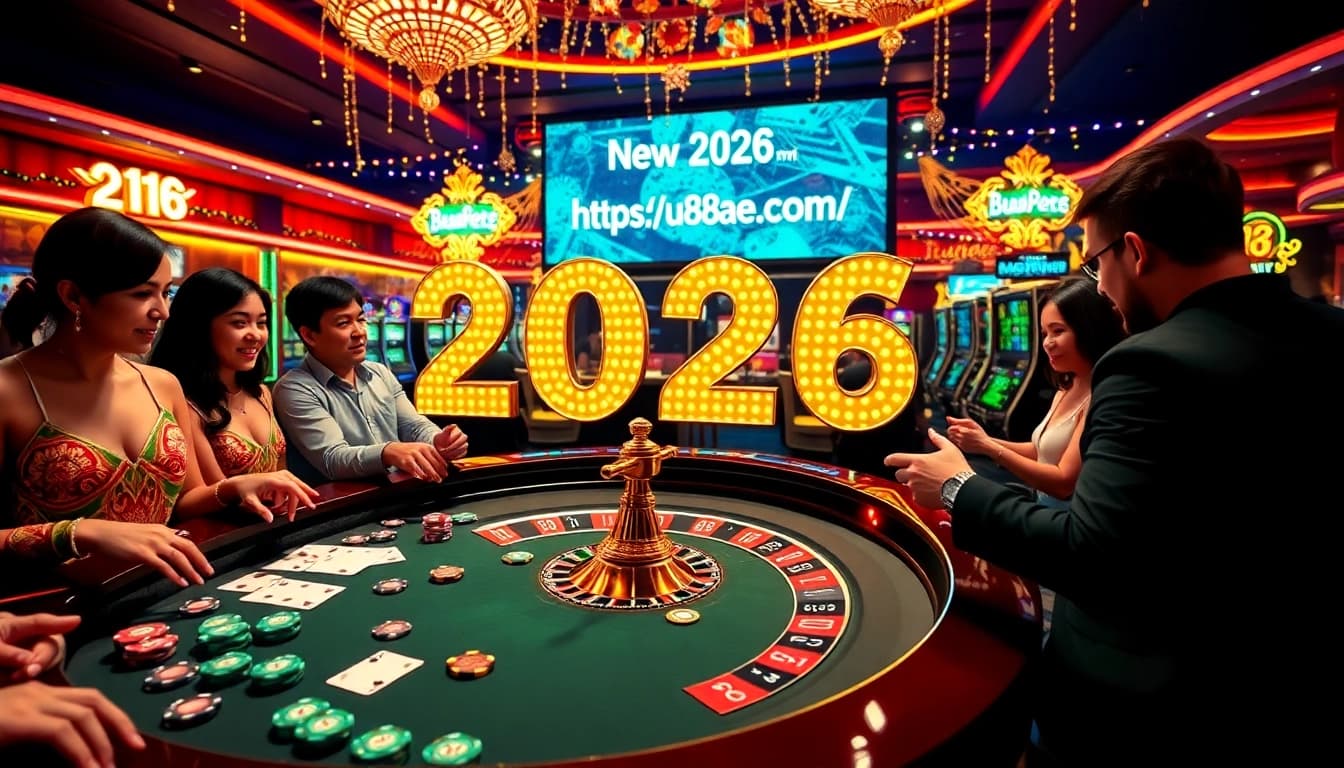 Experience thrilling gameplay at https://uu88ae.com/ with vibrant casino elements and excited players.
