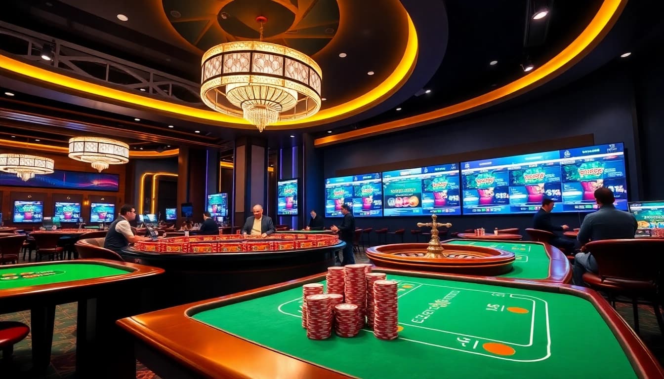 Engage in exciting online gaming at https://gk88live.it.com/ with vibrant casino visuals and thrilling atmosphere.
