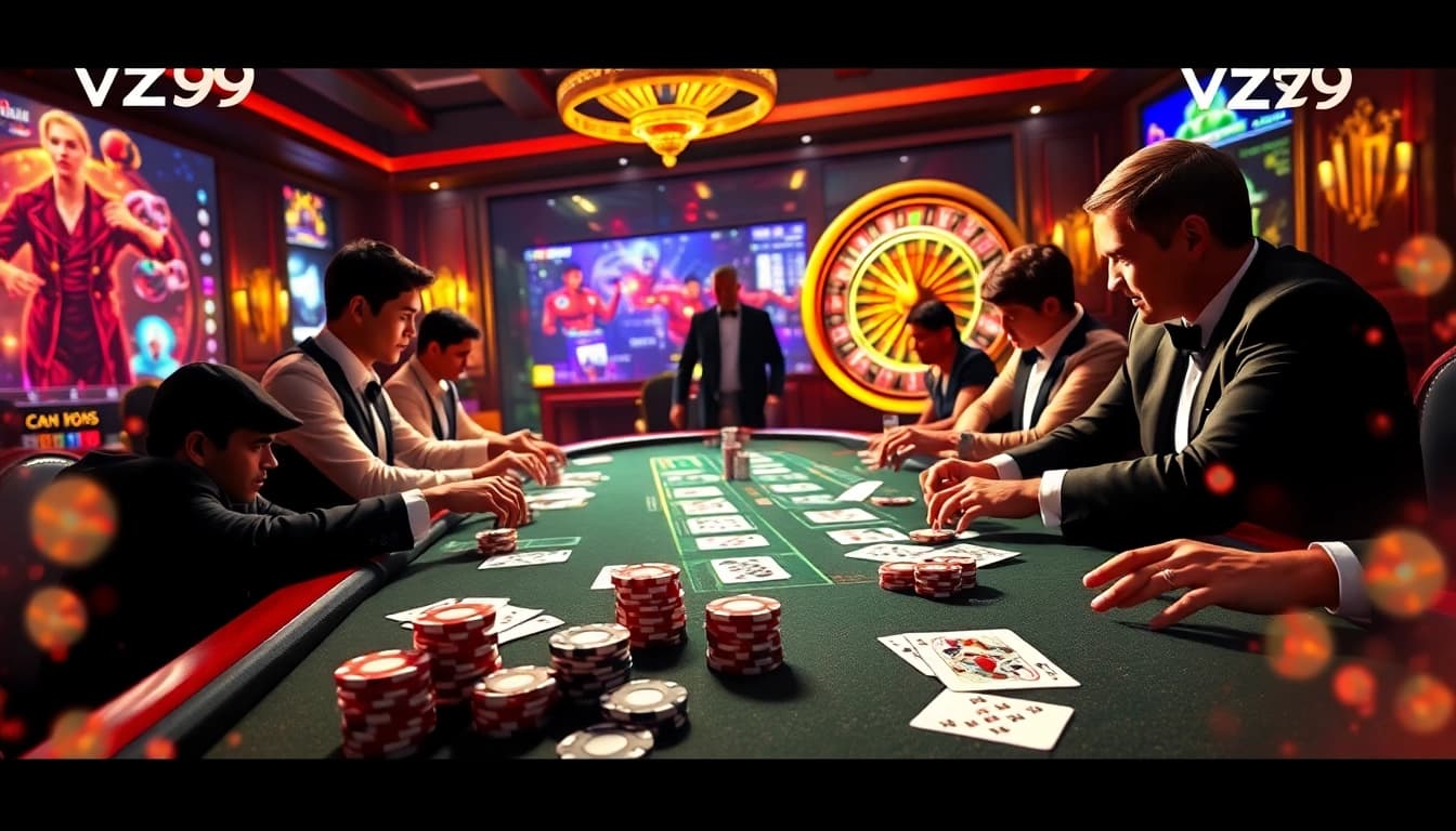 Experience the excitement at vz99 casino with vibrant poker games and roulette discussions.