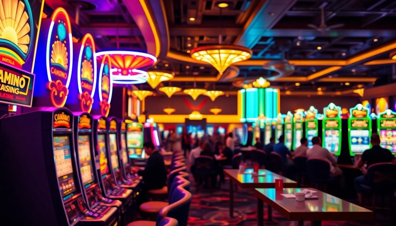 Menangkan permainan garasislot dengan mesin slot berwarna-warni yang memukau!