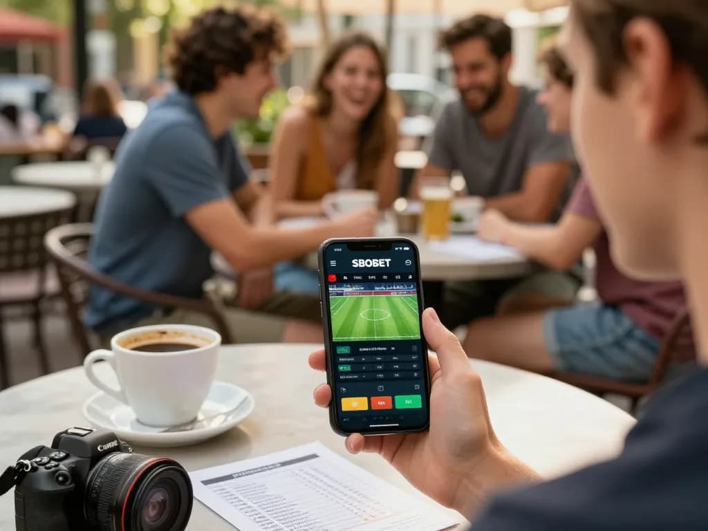 Aplikasi SBOBET menampilkan antarmuka taruhan olahraga langsung di smartphone, meningkatkan pengalaman taruhan.