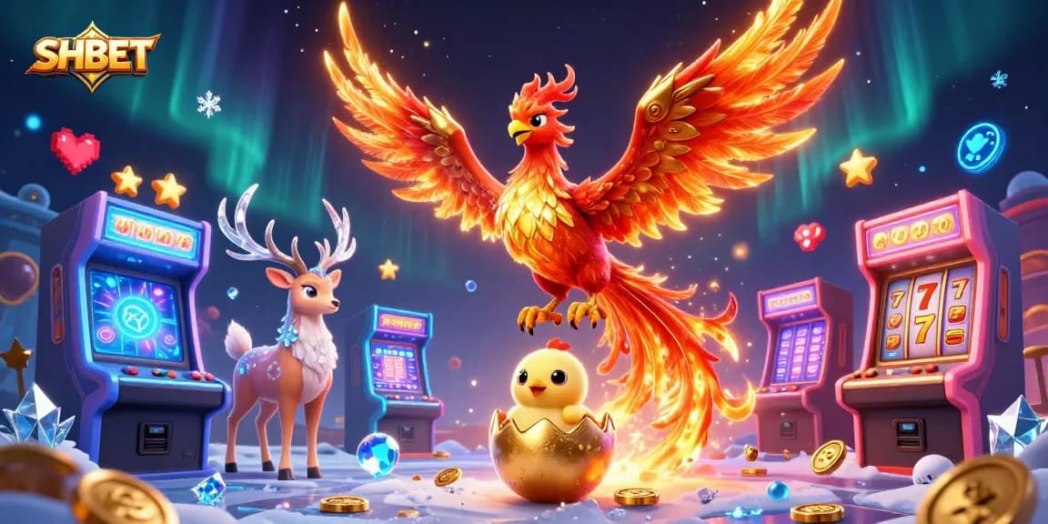 Spin the reels with SHBET, capturing the thrill of online slots and vibrant gaming excitement.