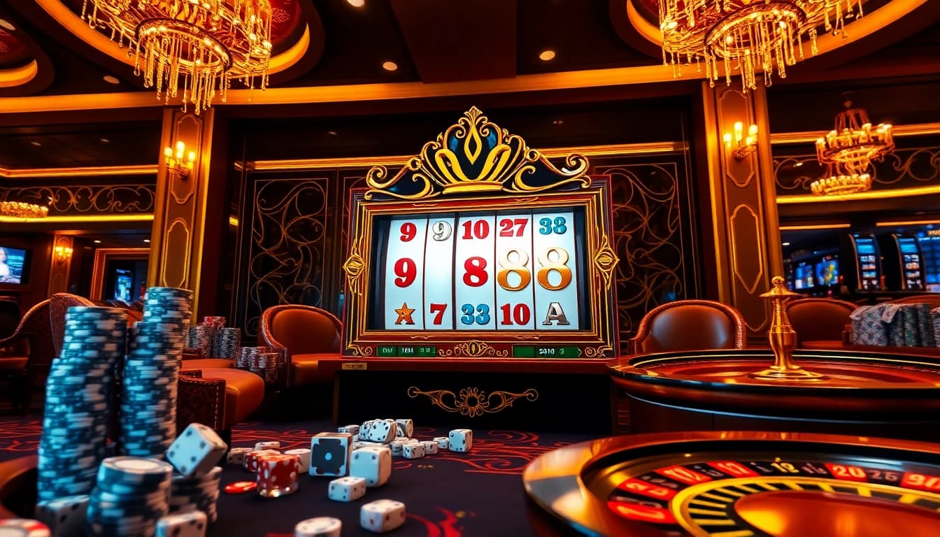 Experience thrilling gameplay with BET88 at luxurious slot machines and poker tables.
