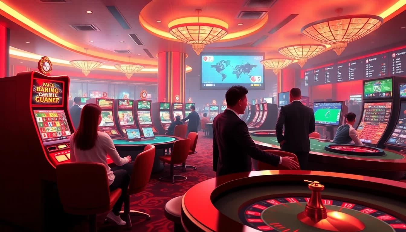 8S online gambling experience with vibrant slots and live gaming dealers