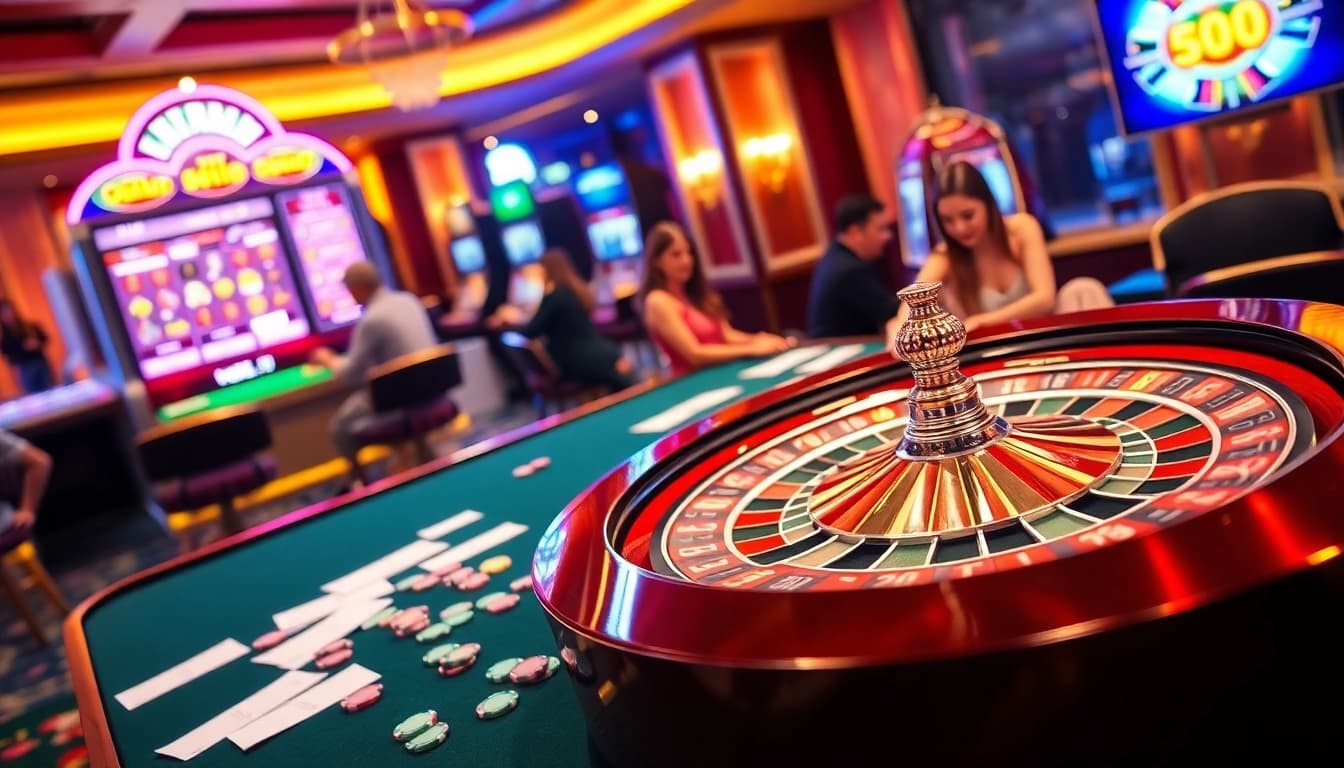 Experience the excitement of gambling at Goal123 with vibrant tables and thrilling action.