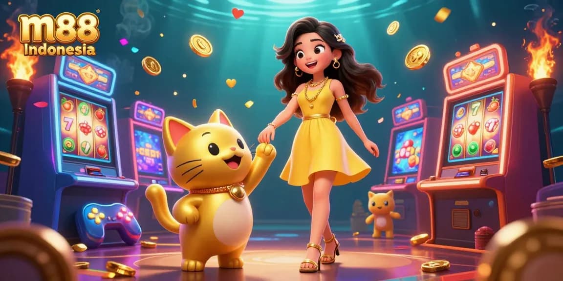 Putar dan menangkan bersama m88 Indonesia dalam suasana kasino yang penuh warna dengan permainan slot yang menyenangkan.