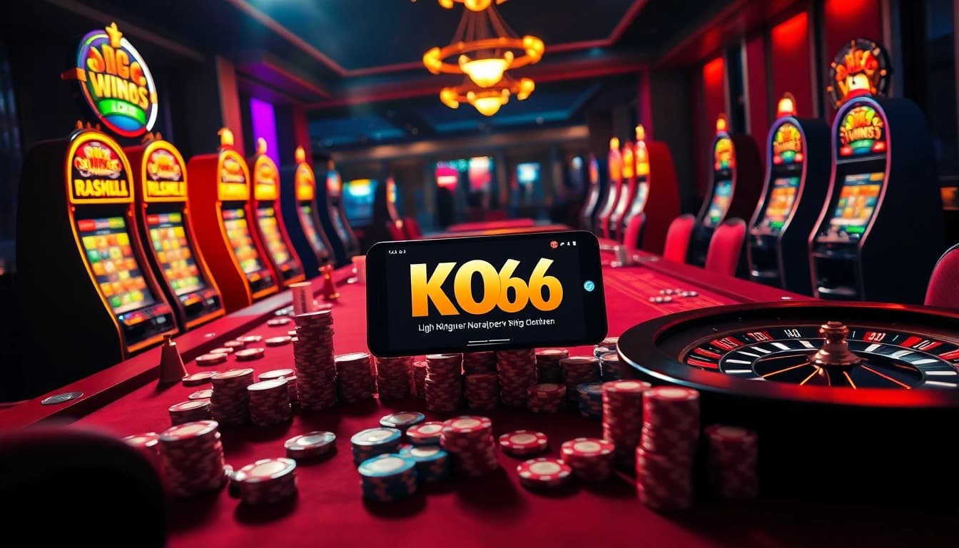 Trải nghiệm cảm giác hồi hộp của trò chơi casino KO66 với các bàn chơi sống động và những tùy chọn đặt cược thú vị.