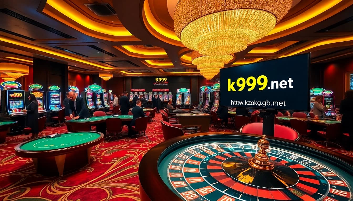 The thrilling action at https://k9k9.gb.net/ showcases slot machines and poker tables in a luxurious casino atmosphere.