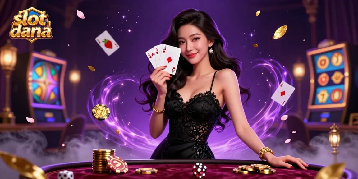 Experience thrilling slot dana gameplay with vibrant symbols and engaging casino atmosphere in this illustration.