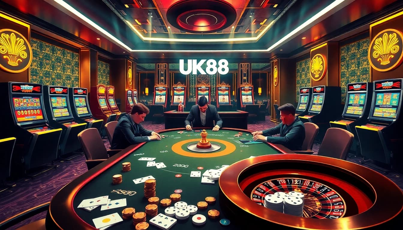 Engage in thrilling gambling at trang chủ uk88 with action-packed poker games and vibrant slot machines.
