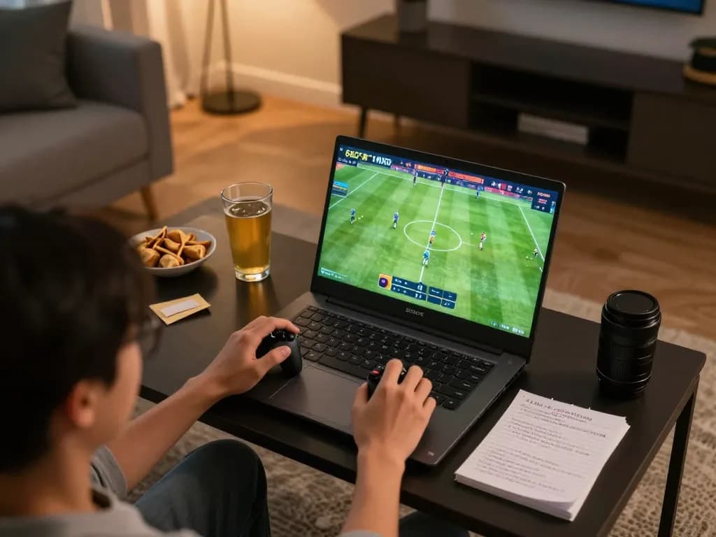 Socolive online football betting interface on laptop with engaging gameplay elements.