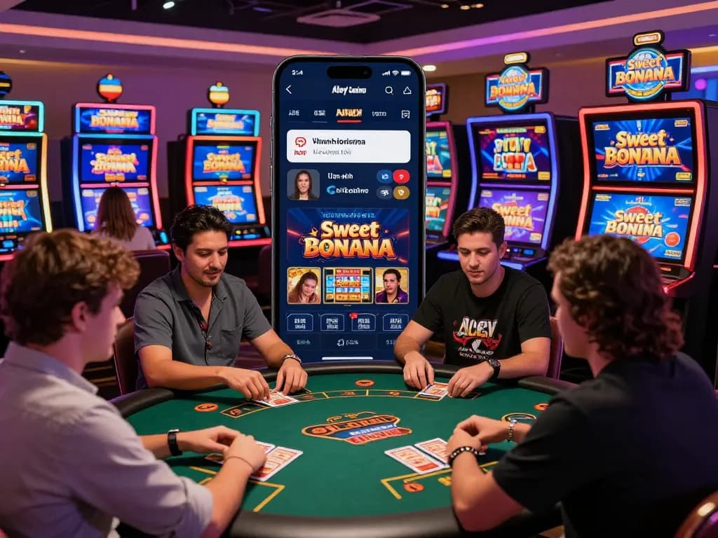 Alev Casino 535 vibrant online gaming scene with players at virtual tables and exciting gameplay.