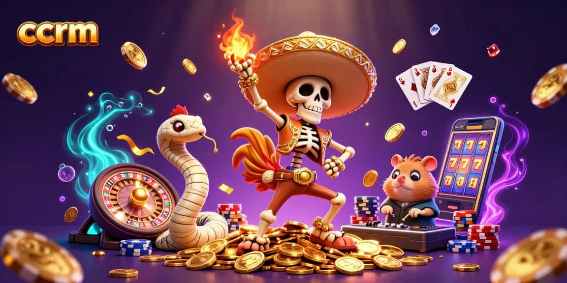 ccrm specialists reveal thrilling visuals of animated casino adventures with vibrant characters.