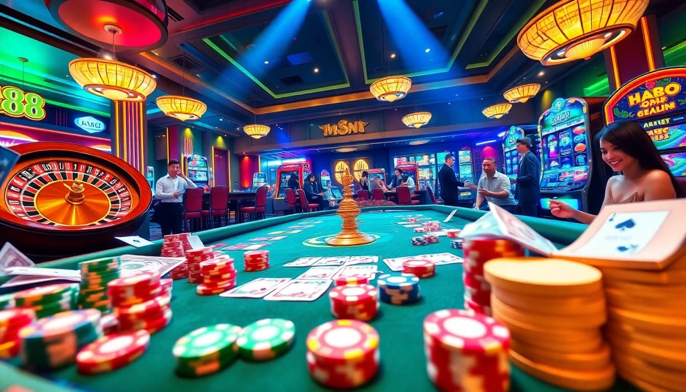 Experience excitement at https://hay88.my/ with luxurious casino gaming and players enjoying their favorite games.