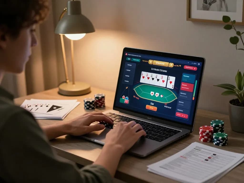 Toto8 link alternatif gives players a dynamic online gaming experience, with live dealer games displayed on a laptop.
