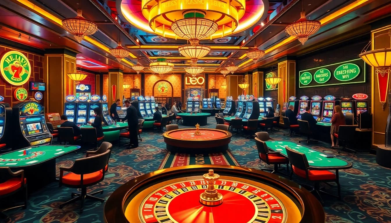 Players enjoying thrilling casino games at NEO79, capturing the essence of excitement and luxury.