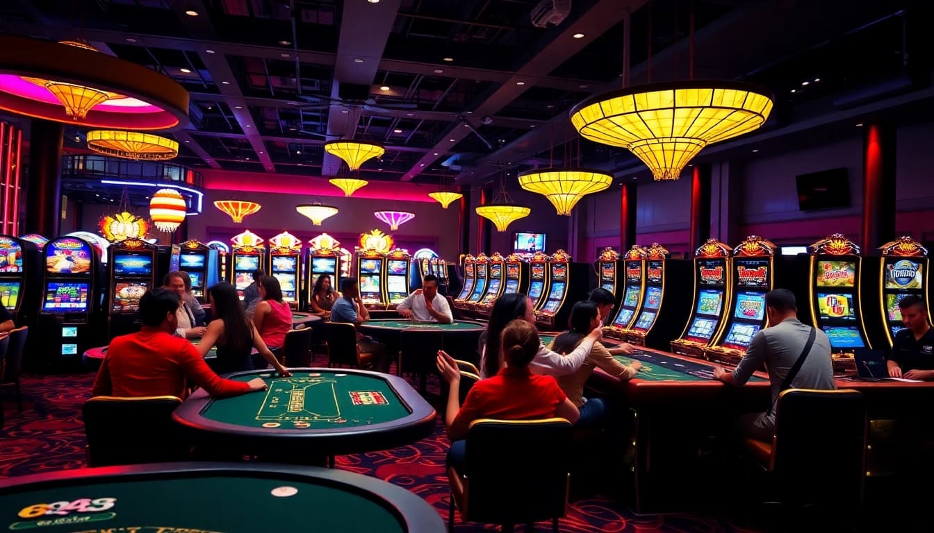 Experience the thrill of AT99娛樂 with engaging casino gaming tables and vibrant atmosphere.