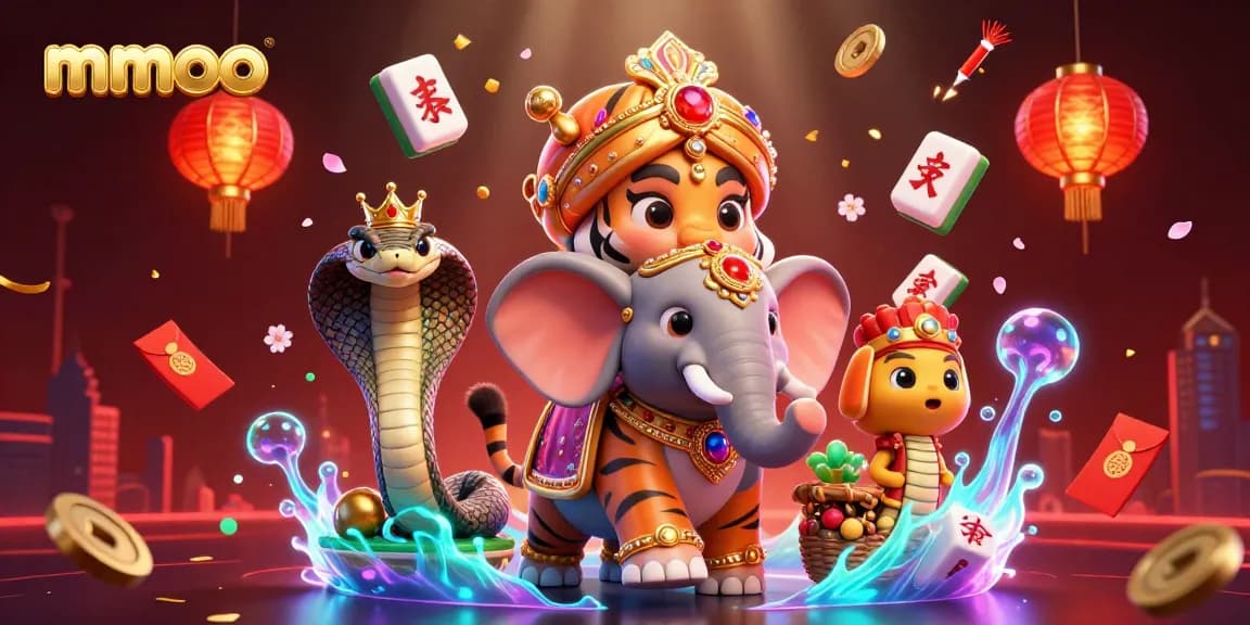 Bet on exciting games at mmoo with an Indian maharaja riding an elephant in a festive scene.