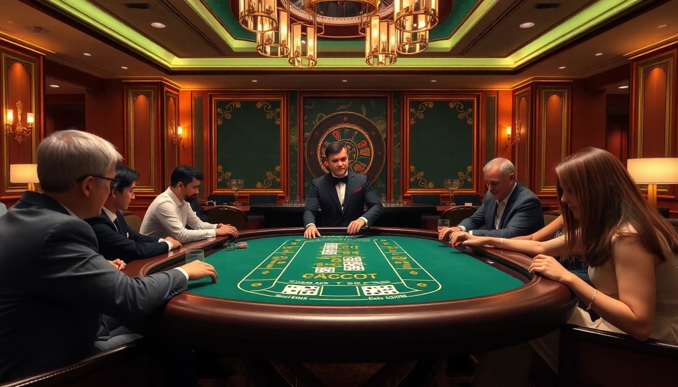 Toto7788 menarik perhatian dengan meja baccarat yang mewah dan dealer profesional.