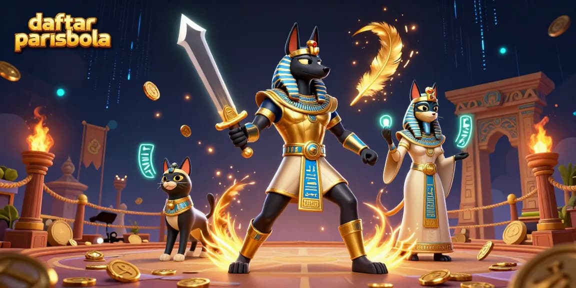 Engage in thrilling bets with daftar parisbola at an ultra-detailed ancient Egyptian casino.
