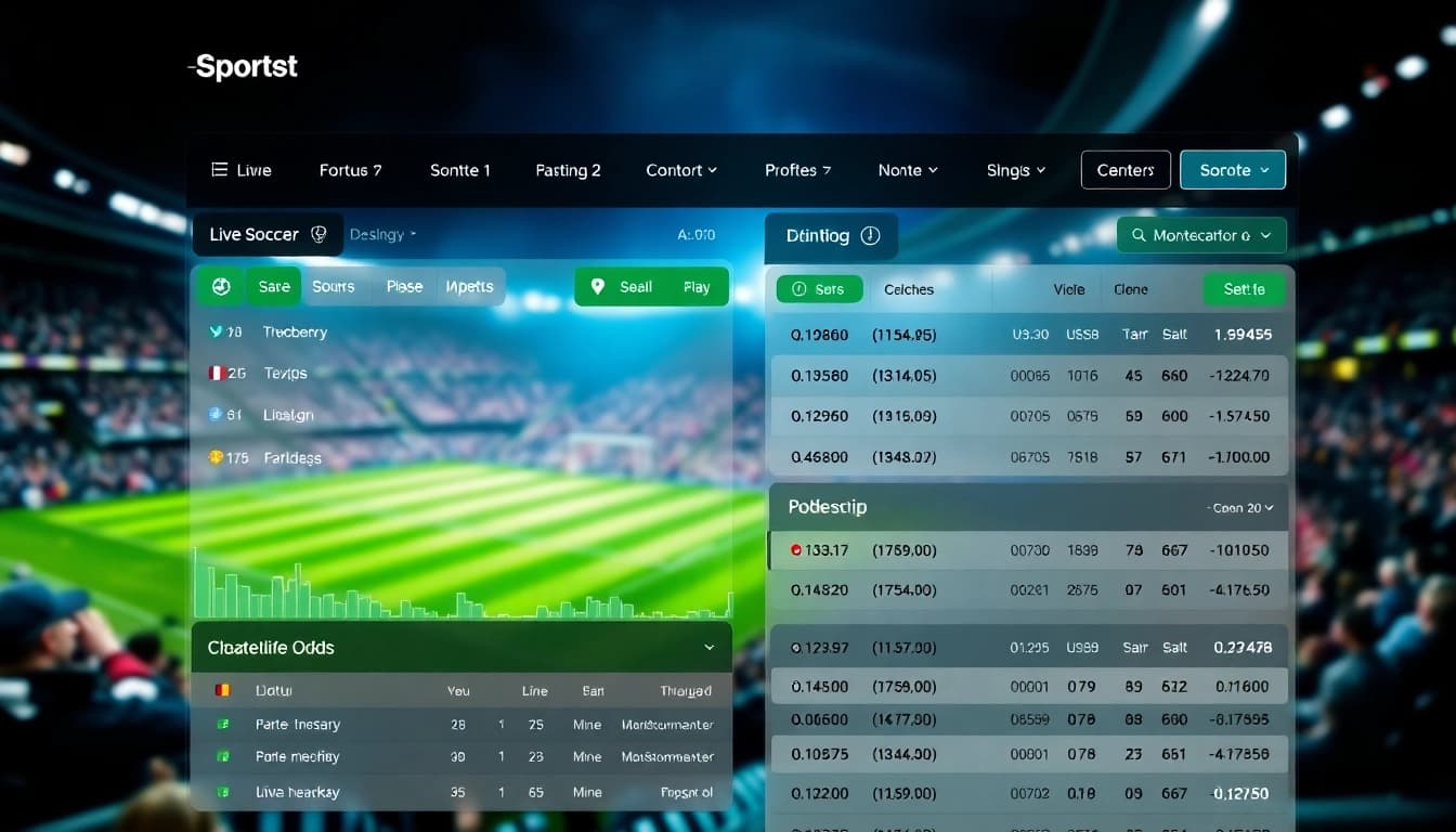 Live soccer betting odds on keonhacai website featuring vibrant visuals and user-friendly interface.