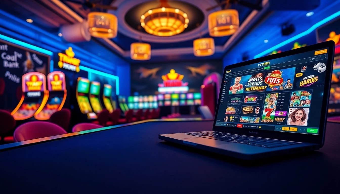 TR88 Trang chủ - Exciting online gambling experience showcasing diverse gaming options including casino, sports betting, and interactive interfaces.