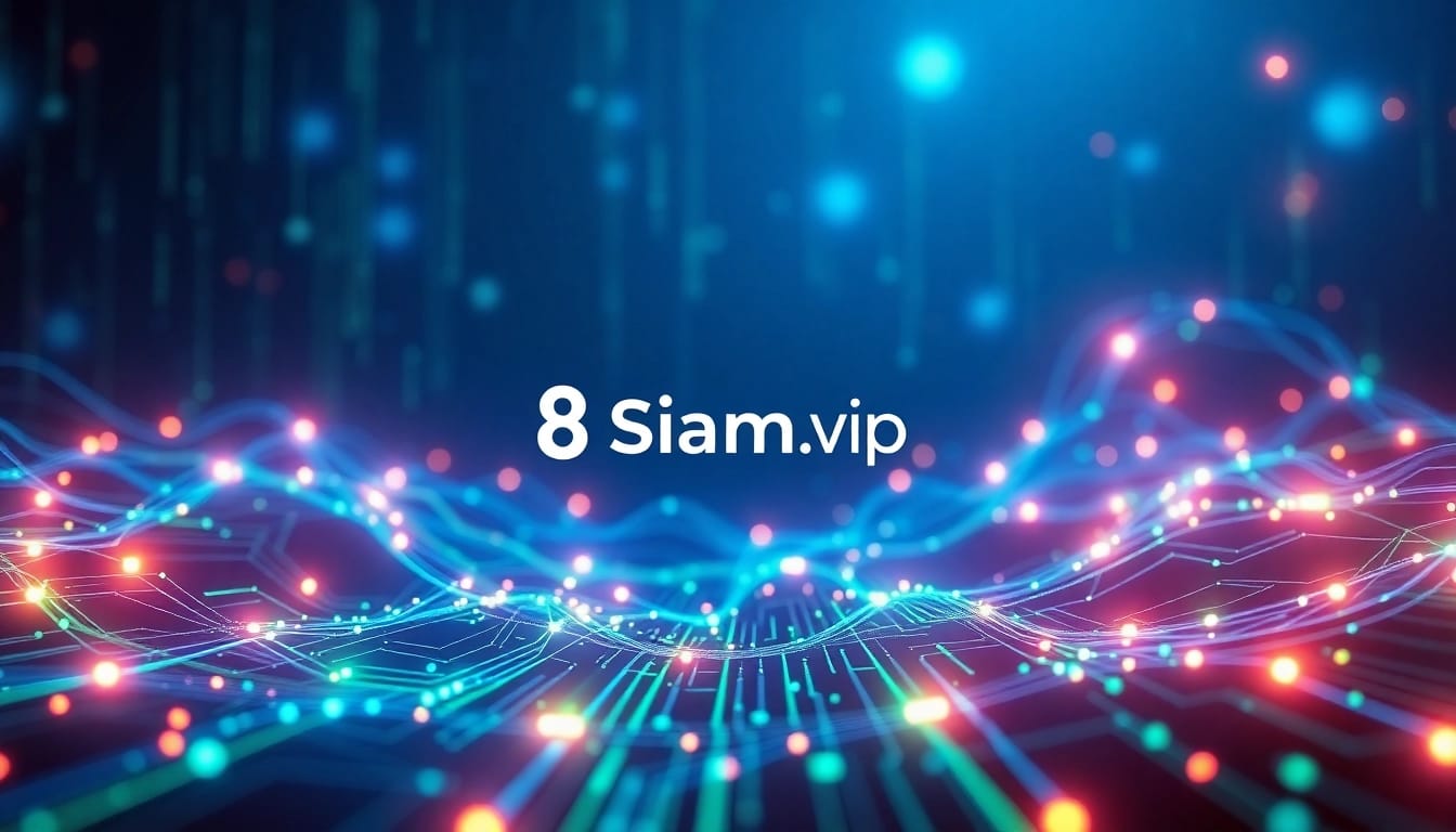 เว็บไซต์ 8siam.vip ที่แสดงความเชื่อมโยงออนไลน์ใหม่ด้วยโลโก้