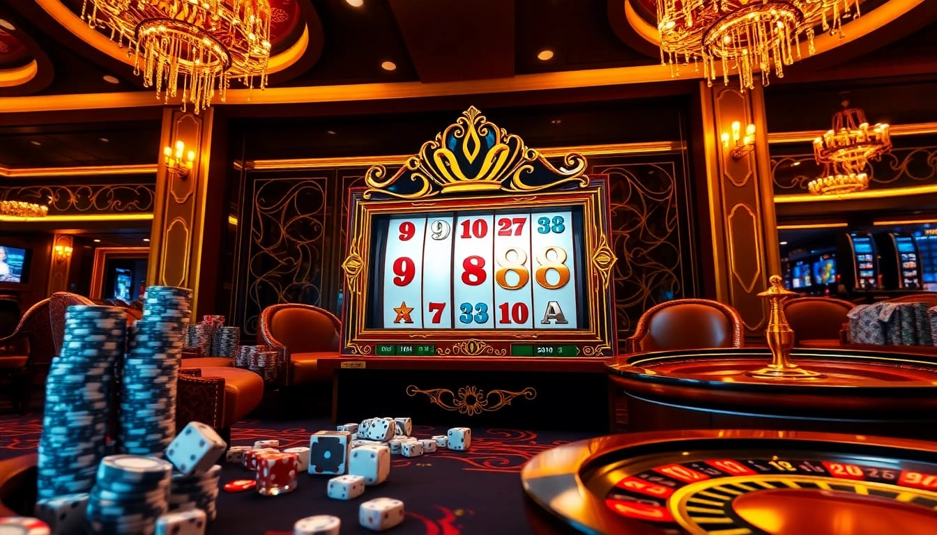 Experience thrilling gameplay with BET88 at luxurious slot machines and poker tables.