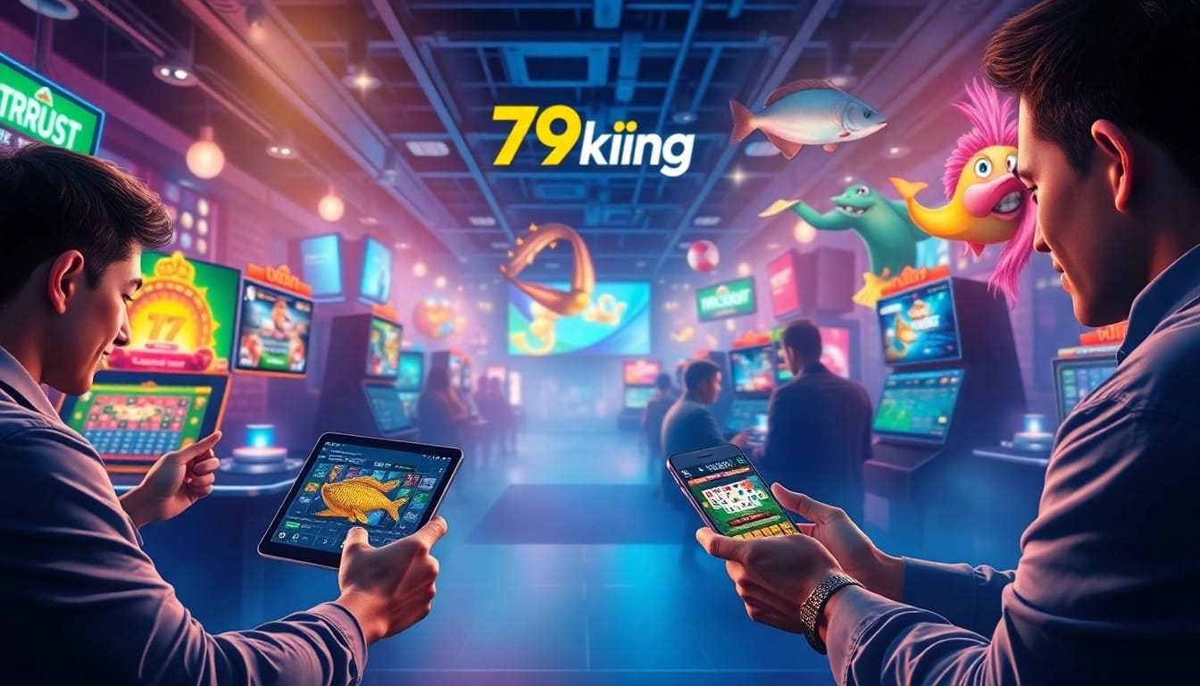 79king online gaming platform showcasing casino and sports betting excitement.