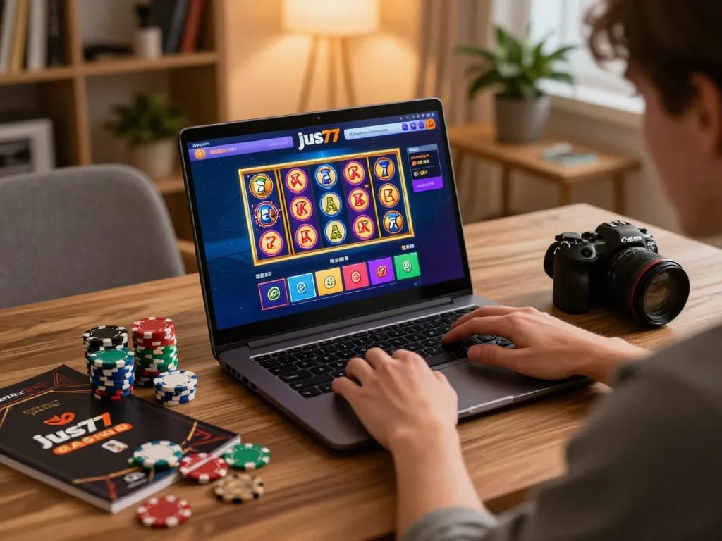 Berinteraksi dengan kasino online jus77 sambil mengelola strategi bankroll dan taktik bermain.