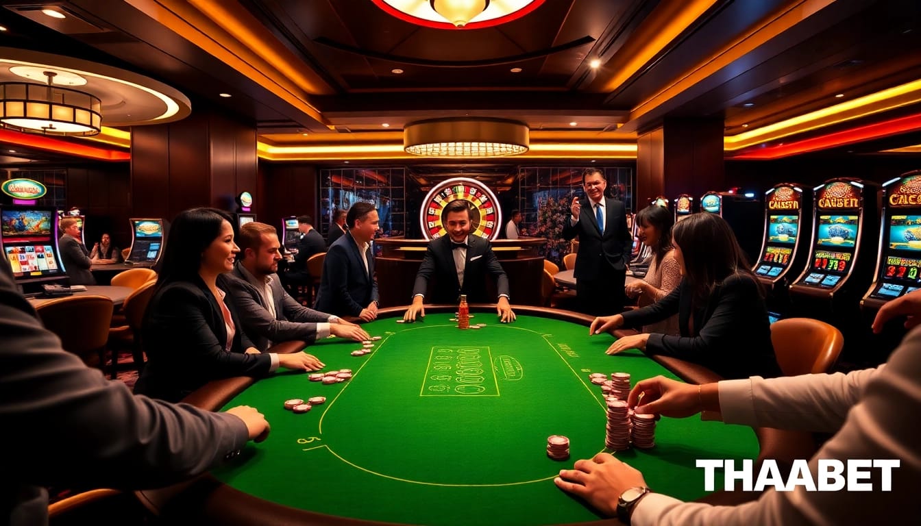 Engage with thrilling gameplay at https://thabethome.com/ featuring poker tables and exciting casino elements.