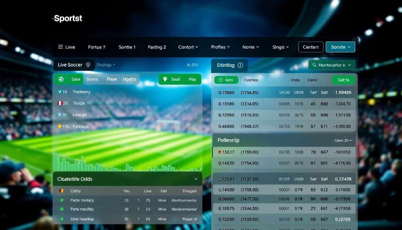 Live soccer betting odds on keonhacai website featuring vibrant visuals and user-friendly interface.