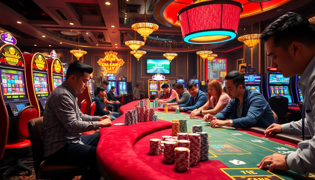 Experience the thrill of playing at uu88 with vibrant slots and intense poker action.