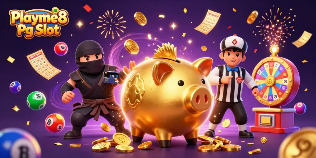 เล่น Playme8 Pg Slot กับซุปเปอร์เกมสุดมันส์ที่เต็มไปด้วยเงินและโชคดี