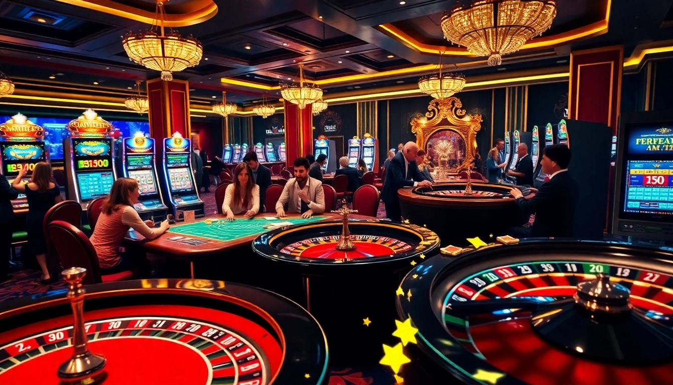 Exciting casino gameplay scene featuring MM OO themed tables with vibrant colors and dynamic betting activities.