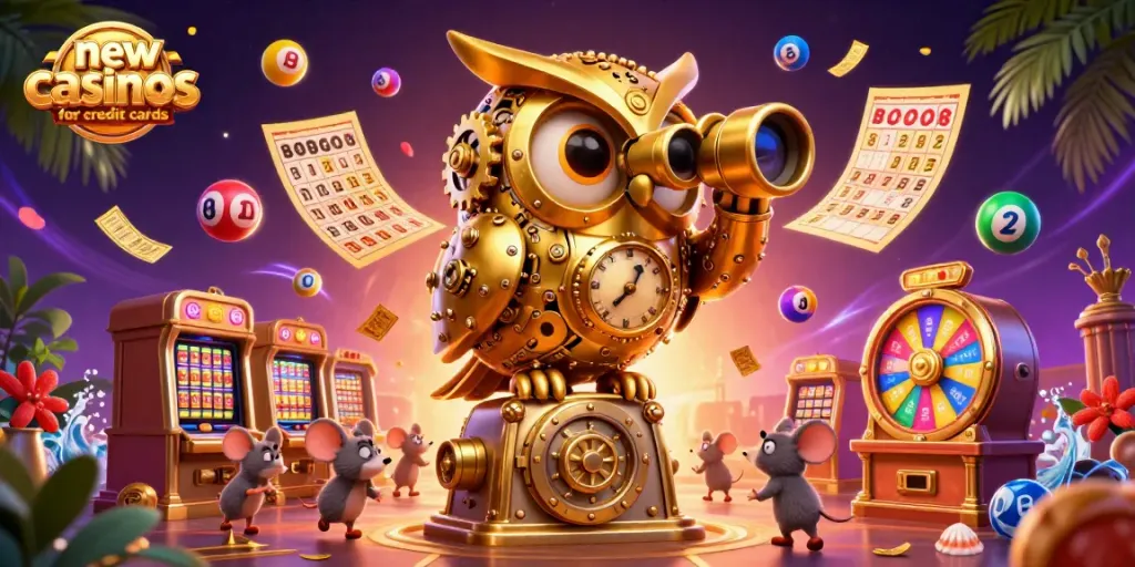 Discover new casinos for credit cards with vibrant gaming elements and engaging characters.