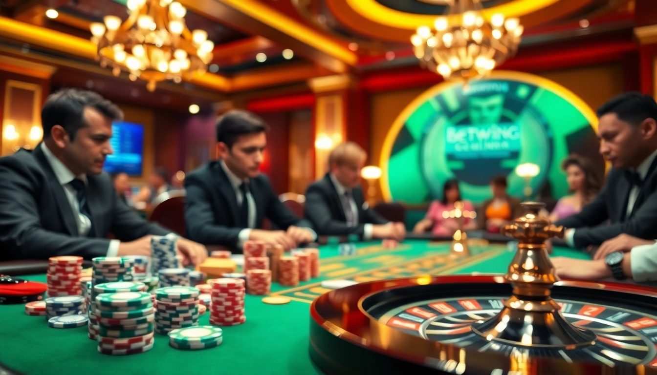 Experience thrilling poker action at 98win's vibrant casino table, filled with excitement.