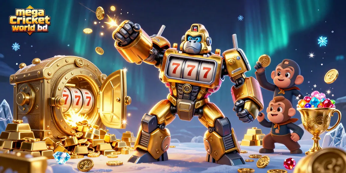 Join the excitement at mega cricket world bd with stunning 3D slot elements and vibrant casino visuals.