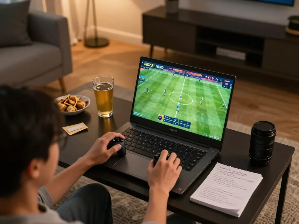 Socolive online football betting interface on laptop with engaging gameplay elements.