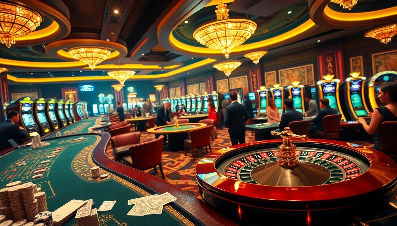 Experience the excitement of 58WIN Vip with glamorous casino tables and thrilling gaming action.