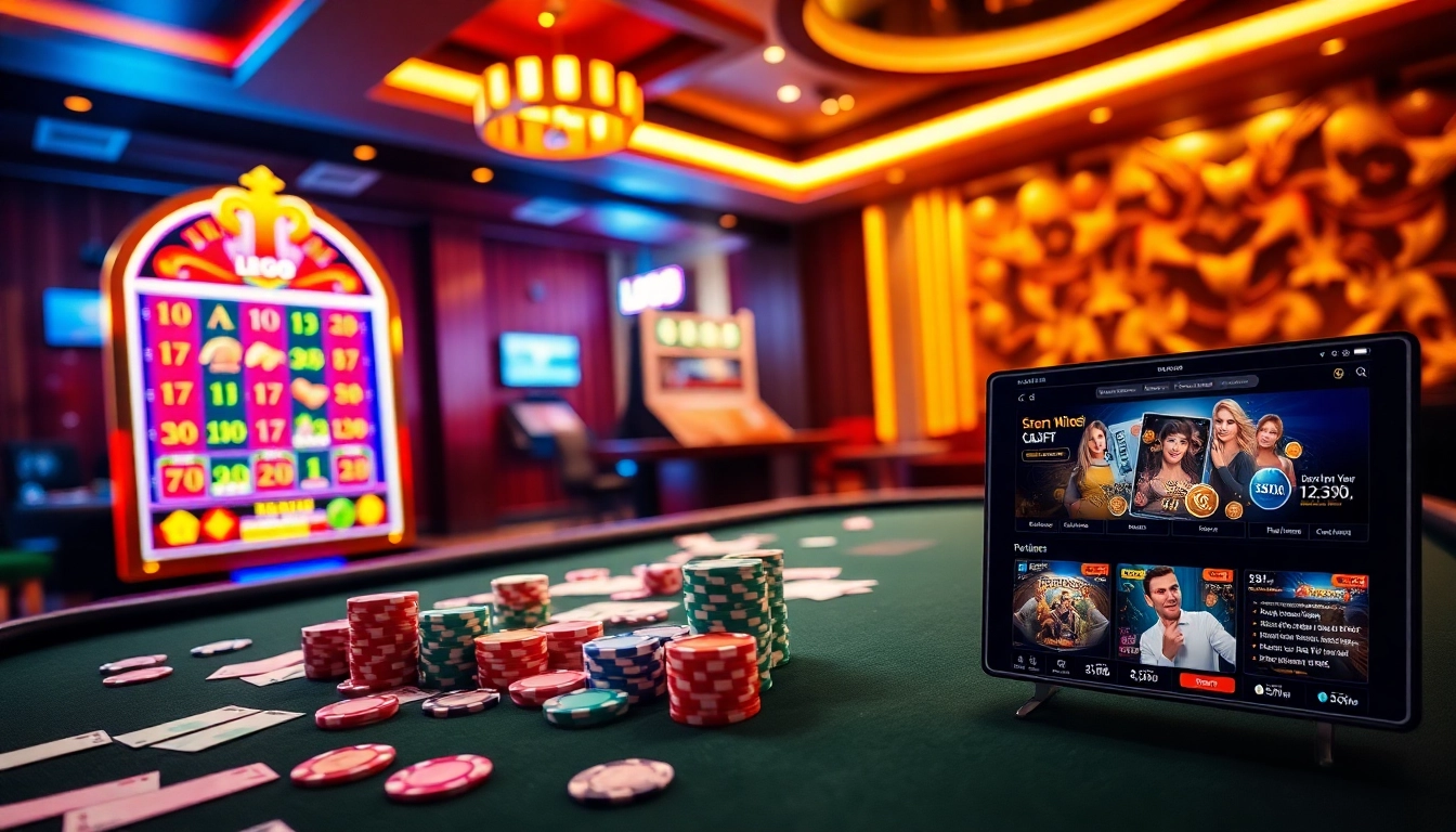 Experience thrilling gameplay at lego138 with an exciting poker table and a spinning roulette wheel.