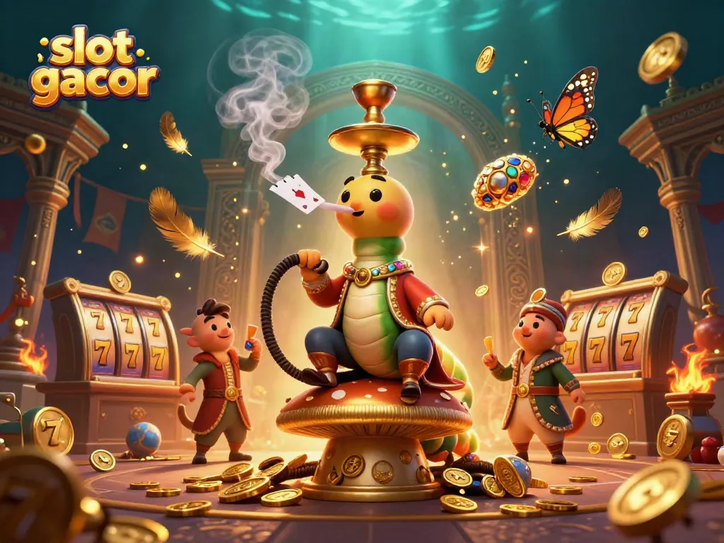 Engage with exciting slot gacor gameplay featuring vibrant characters and dynamic casino elements.
